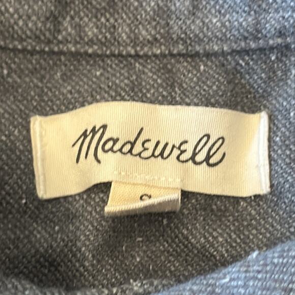 Madewell Men's Nubby Easy Shirt Jacket Gray Size S - Picture 7 of 9